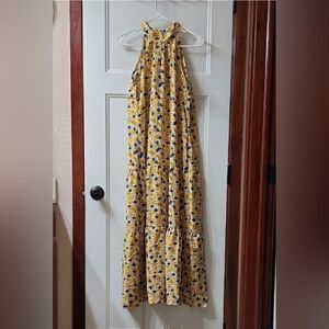 Cupshe Yellow Floral Maxi Dress